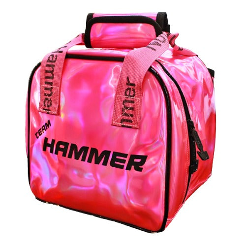 Hammer PU Enamel One Ball Removable Tote Bag - Pink