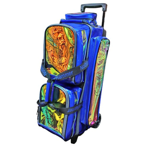 Hammer Rainbow  3 ball Roller Bag - Blue