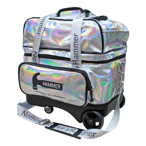 Hammer Hologram 1 Ball Roller Bag- Silver