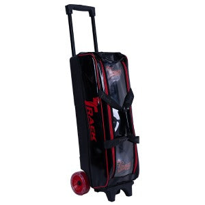 Perfect Enamel 3 Ball Tote Bag (Roller Bag) -Track BLK/RED