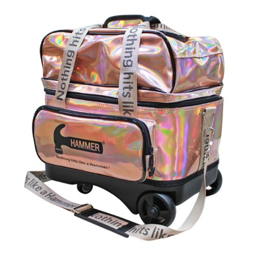 Hammer Hologram 1 Ball Roller Bag - Rose Gold