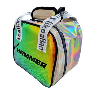 Hammer Rainbow Hologram One Ball Detachable Tote Bag - Gold Silver