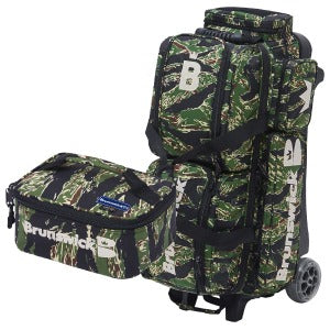 Brunswick Matte Three-Ball Roller Bag 3-Ball Bag - Tiger Camo