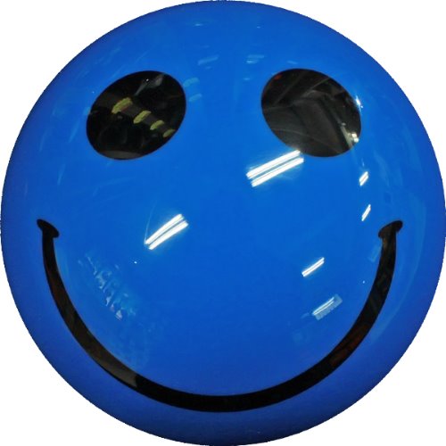 Smile Color Urethane Hardball (Blue/Black)