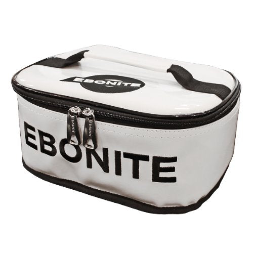 Ebonite Enamel Accessory Big Pouch WHITE