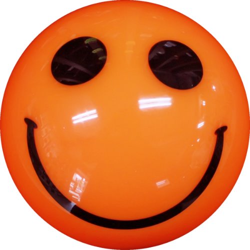Smile Color Urethane Hardball (Orange/Black)