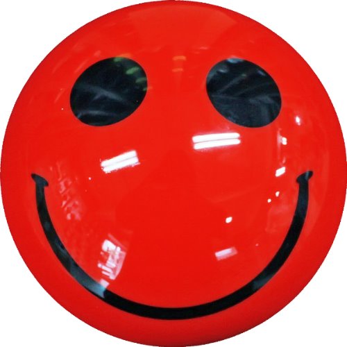 Smile Color Urethane Hardball (Red/Black)