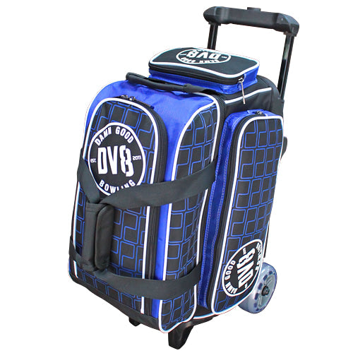 DV8 Check Two-Ball Roller Locker Bag Blue