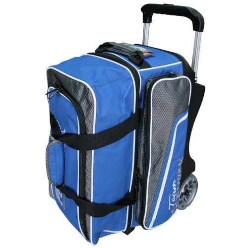 Brunswick Pro Staff 2 Ball Roller Bag USA BLUE/GRAY