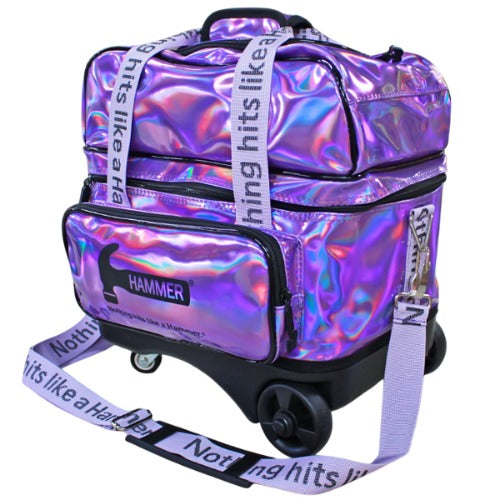 Hammer Hologram 1 Ball Roller Bag - Purple